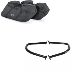Sett: innervesker SP4 + bakre kollisjonsstang egnet for Indian Chief, Chieftain, Springfield, Roadmaster 15-24 svart
