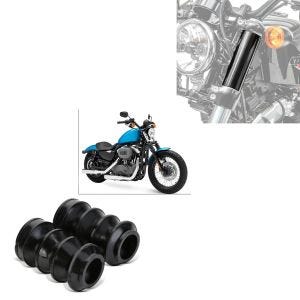 Sett: Belg 39mm + gaffeldeksel egnet for Harley Davidson Sportster Forty-Eight 48 10-15 GC2