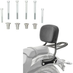 Sett: Sissy bar + bagasjehylle + adaptersett som passer til BMW R18 20-24 QL2