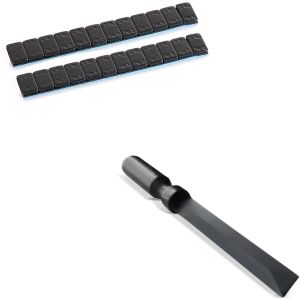 Sett: balanserende vekter 2x 12x5g + selvklebende vektfjerner