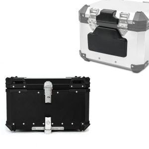 Sett: Ryggpute egnet for BMW aluminium TP ryggstøtte RL2 + toppkoffert i aluminium XB65 65 liter