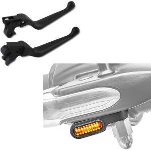 Sett: Bremsespak egnet for Harley Davidson Touring 96-07 + LED-styreindikatorer XS