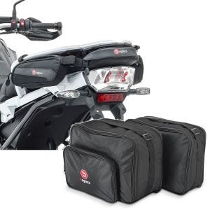 Sett: halebag egnet for BMW R 1200 GS / R 1250 GS 13-22 TB3 + Vario-koffert innervesker
