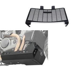 Sett: Motorbeskyttelse egnet for Harley Davidson Pan America 1250 / Special 21-24 aluminium front spoiler undervogn beskyttelse + radiatordeksel egnet for Harley Davidson Pan America 1250 21-24 KG1