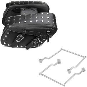 Sett: salveskedeksel VH6 + salveskeholder spacer egnet for choppers og cruisers krom