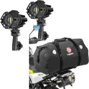Sett: LED tilleggslykter S22X tåkelys + bakveske XF80 wd