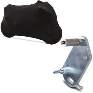Sett: Motorsykkeldeksel Indoor ML + adapterplate for Power Classic / Evo egnet for Yamaha YZF-R1 15-24