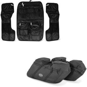 Sett: salveskelokk og TP-lokkorganisering + etui innervesker som passer for Harley Davidson Touring 94-22 SP4