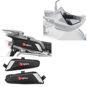 Sett: håndbeskytterforlengelse + verktøyveske egnet for BMW R 1200 GS / ADV 13-18 bak BF5