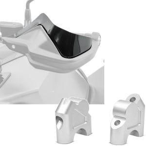 Sett: Håndbeskytterforlenger + styreforhøyer 30mm egnet for BMW R 1200 GS / ADV 13-18