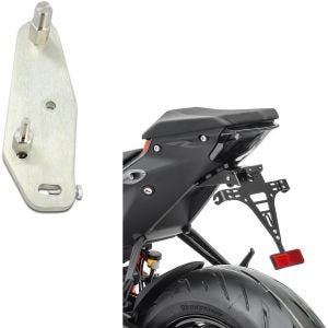 Sett: Adapterskilt for Power Classic / Evo + nummerskiltholder som passer til KTM Super Duke R 20-23