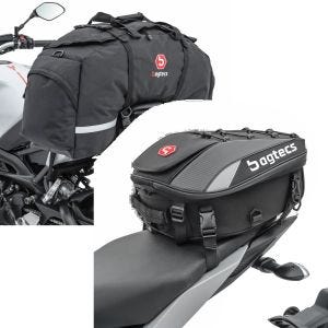 Sett: halepose 70L + halebag X30 pillion bag utvidbar 20-30Ltr