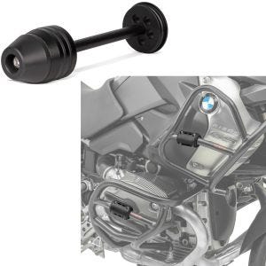 Sett: crash pad bakaksel TW1 crash pad bak egnet for BMW R 1250 GS / R 1200 GS LC + crash bar beskyttelse 22-28mm