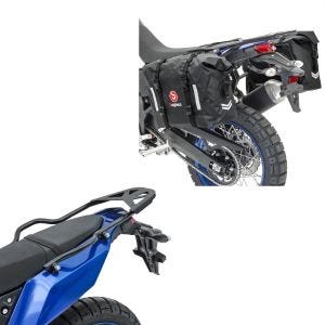 Sett: Sadelvesker WP8 2x30L + bagasjebrett egnet for Yamaha Tenere 700 19-24