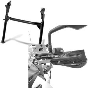 Sett: Hovedstativ med ABE egnet for Yamaha XT 660 R / X 04-16 midtstativ + håndbeskyttere
