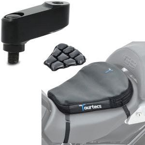 Sett: speilforlenger, par, 40 mm + luftpute Air Deluxe M komfortsetepute