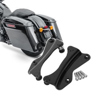 Sett: Sideveske strukket egnet for Harley Davidson Touring 14-24 + 4-punkts monteringssett