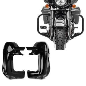 Sett: ventilert benskjold + crashbar egnet for Harley Davidson Touring 09-13 TR2