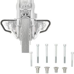 Sett: Crash bar egnet for BMW R 18 / Classic 20-24 + adaptersett for sissy bar