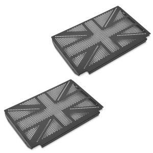 2x radiatordeksel egnet for Triumph Trident 660 21-24 radiatorgrill Zaddox KG1 økonomisett