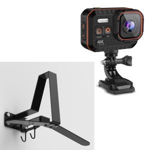 Sett: Motorsykkel garderobe XGP WH2 sw XGP XGP med motorsykkel vanntett action cam 4K video og 16 megapiksel kamera