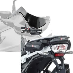 Sett: Håndbeskyttelsesforlengelse egnet for BMW R 1200 GS 13-18 sw Motoguard med halepose verktøyveske verktøyveske TB3