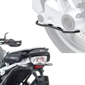 Sett: Kardanbeskyttelse X1K venstre Motoguard med bakpose egnet for BMW R 1200 GS / R 1250 GS 13-22 Verktøyveske TB3