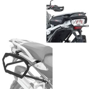 Sett: Taskestativ egnet for BMW R 1200 GS 13-18 SLP Bagtecs med halepose verktøyveske verktøyveske TB3