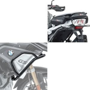 Sett: Kåpebeskyttelsesstang L egnet for BMW R 1250 GS 19-23 topp Motoguard med halepose verktøyveske verktøyveske TB3
