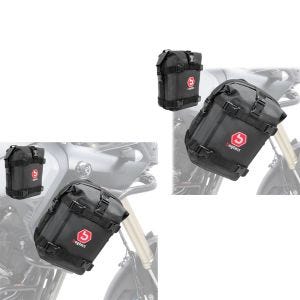 Crash bar bag par passende for Ducati Multistrada 1260 S / D-Air K4 + sett med 2x crash bar bags K4