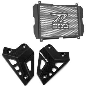 Hælbeskyttelse egnet for Kawasaki Z 900 17-24 + radiatordeksel