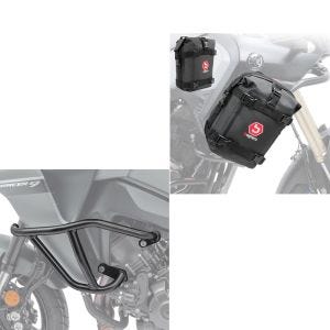 Crash bar egnet for Yamaha Tracer 9 / GT 21-24 motor + sett med crash bar bags 2x 6 liter