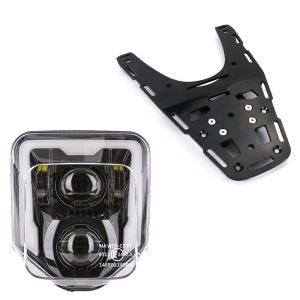 LED hovedlykt + bagasjehylle som passer til Husqvarna 701 Supermoto 15-24