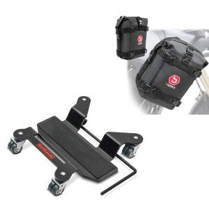 Manøvreringshjelp egnet for BMW R 1250 GS / Adventure + sett med kollisjonsbøylevesker 2x 6 liter