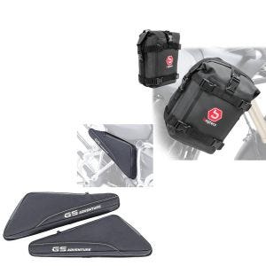 Rammevesker egnet for BMW R 1200 GS 04-18 par + sett med kollisjonsstangvesker 2x 6 liter