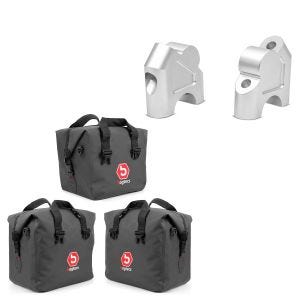 Styrestige 30mm + innerlommer for aluminiumskoffert toppkoffert som passer for BMW R 1250 GS / Adventure 19-24