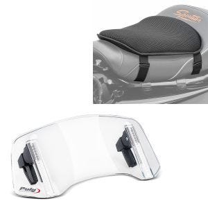 Gel setepute M + frontrute spoiler feste clip-on Puig 20764W klar