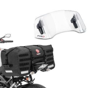 Vario spoilerfeste egnet for BMW R 1250 GS / Adventure Puig 20764W klar + halepose 70 liter