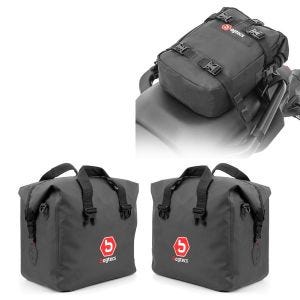 Sett med innerposer aluminiumskoffert 35-45L + halepose 10 liter