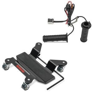 Manøvreringshjelp for hovedstativ Easy Mover I opptil 300 kg + oppvarmede grep som passer for Honda NC 750 / 700 S / X