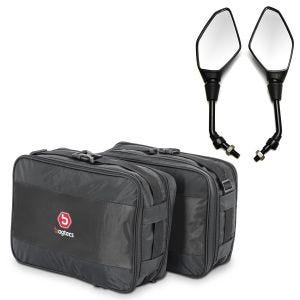 Vario-koffert-innervesker som passer for BMW R 1200 GS / Adventure 04-12 koffertvesker MV1 + bakspeil ECE