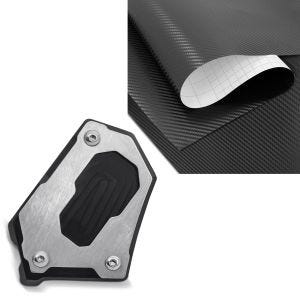 Innpakning selvklebende film karbonfilm 75x100cm karbonlook 3D + sidestativ fotforlengelse egnet for BMW R 1250 GS / Adventure 19-24