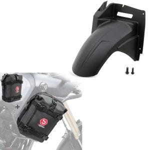 Bakhjulsdeksel passer for Suzuki V-Strom 650 / XT 04-24 + kollisjonsstang bag par K3 6Ltr