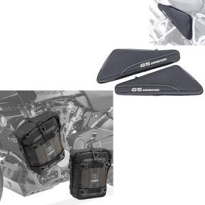 Rammevesker egnet for BMW R 1250 GS 19-23 ekstra vesker par + 2x crash bar bags 6L par