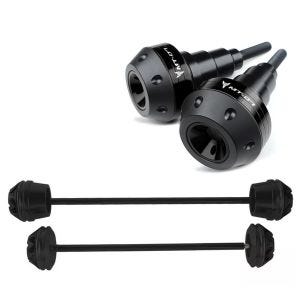 Kollisjonsputer + kollisjonsputer bak- og foraksel VS2 glidebeskyttelse egnet for Yamaha MT-07 15-21