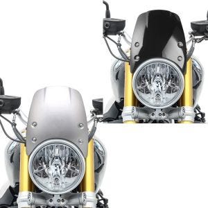 Frontrute egnet for BMW R NineT 14-23 frontrute CW9 sølv + frontrute