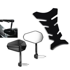 Tankpute fiskebein tankbeskyttelsesklistremerke + styreendespeil egnet for KTM 125 Duke / 790 Duke