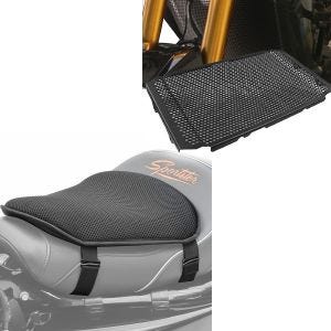 Gel setepute komfortpute M + radiatortrekk egnet for Yamaha MT-09 17-20 radiatorgrill KG1
