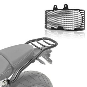 Bagasjehylle + radiatordeksel som passer til BMW R NineT 17-23 KG1 radiatorgrill