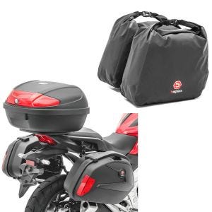 Koffertsett + toppveske som passer for Honda CB 500 F / X SK22 + sideveske SC22 innervesker
